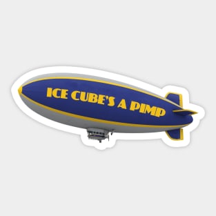 Ice Cube's a Pimp Sticker